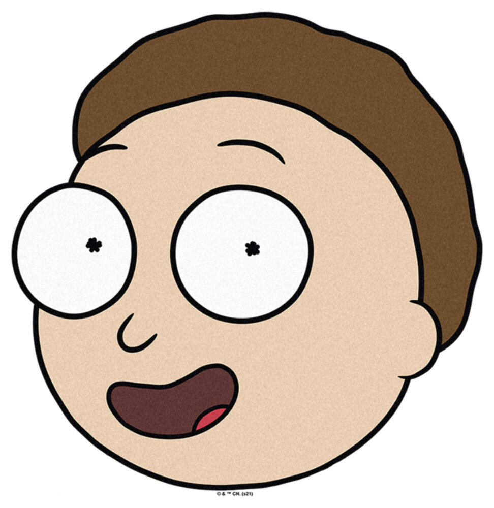 Men's Rick And Morty Smiling Morty Big Head  Adult T-Shirt