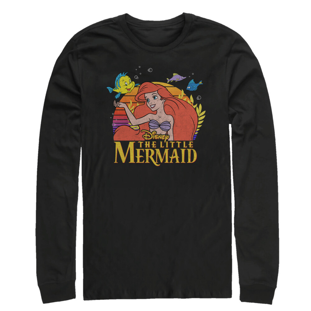 Men's The Little Mermaid Ariel Classic  Adult Long Sleeve Shirt