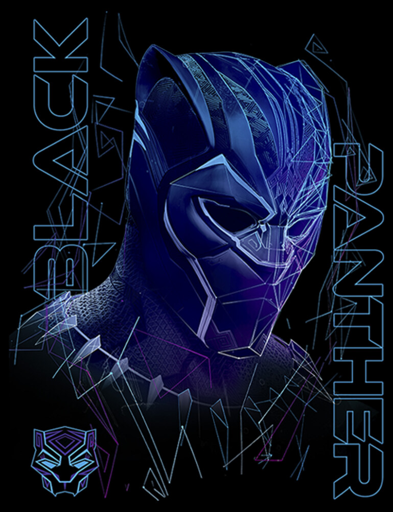 Men's Marvel Black Panther 2018 3D Pattern  Adult Pull Over Hoodie