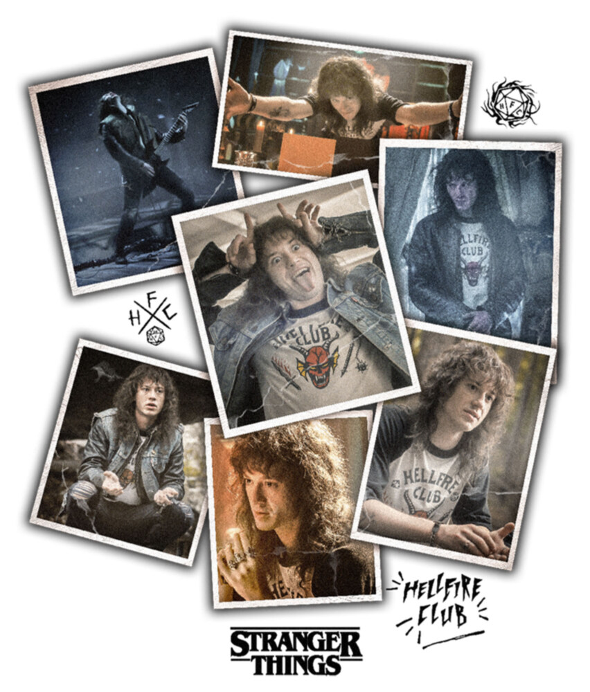 Men's Stranger Things Eddie Munson Photo Dump  Adult T-Shirt