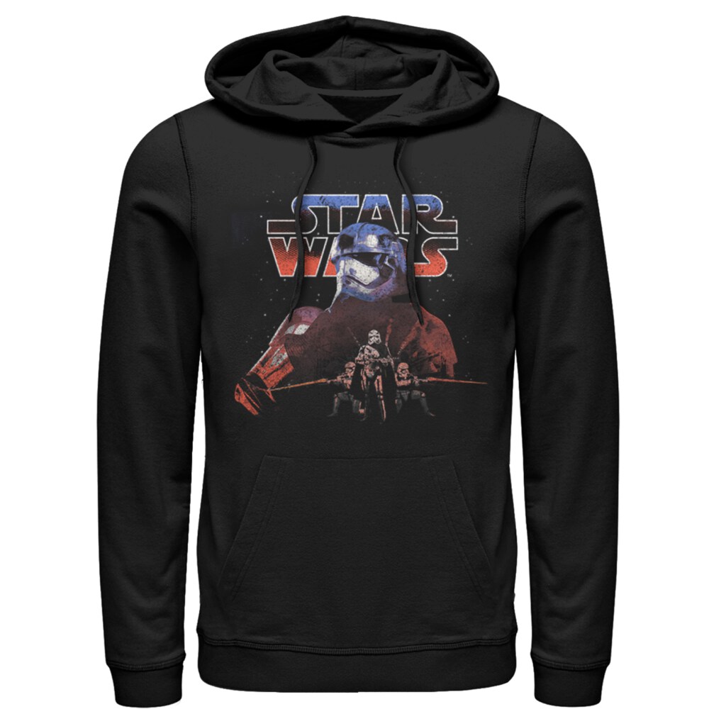 Men's Star Wars The Force Awakens Captain Phasma Distressed  Adult Pull Over Hoodie