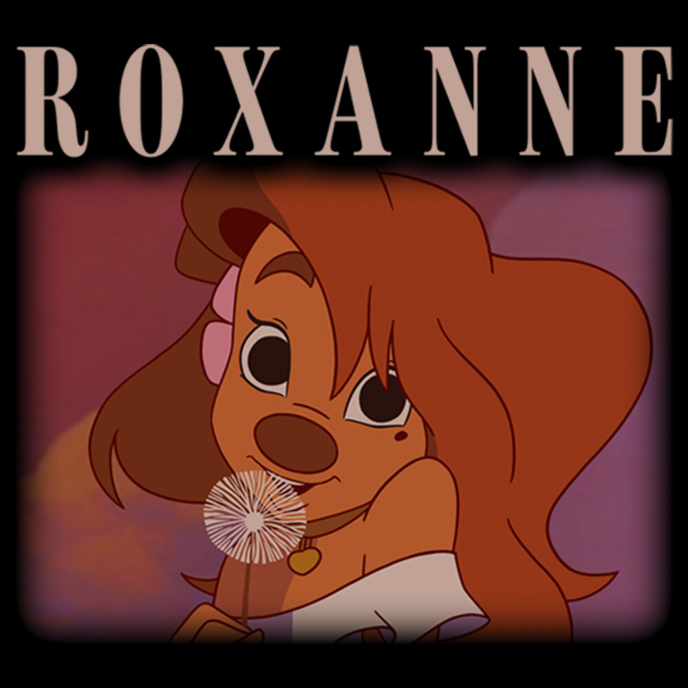 Men's A Goofy Movie The Beautiful Roxanne  Adult T-Shirt