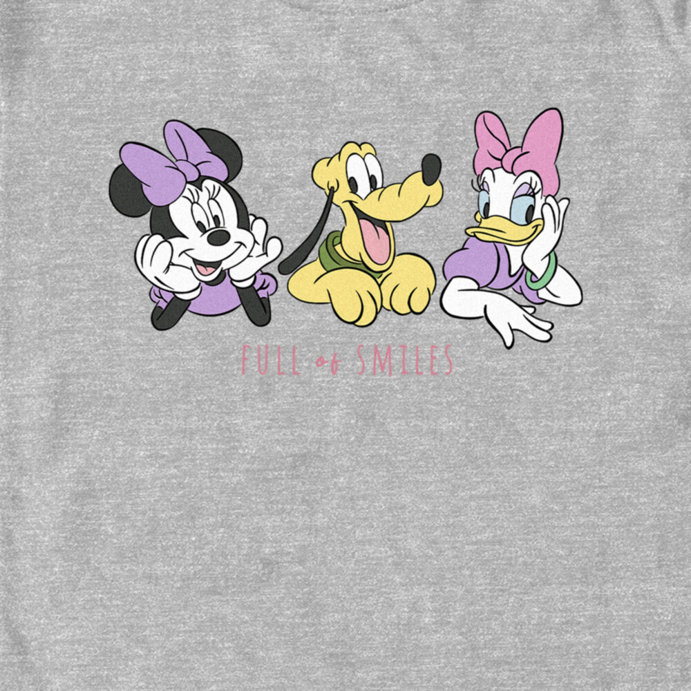 Men's Mickey & Friends Full of Smiles  Adult T-Shirt