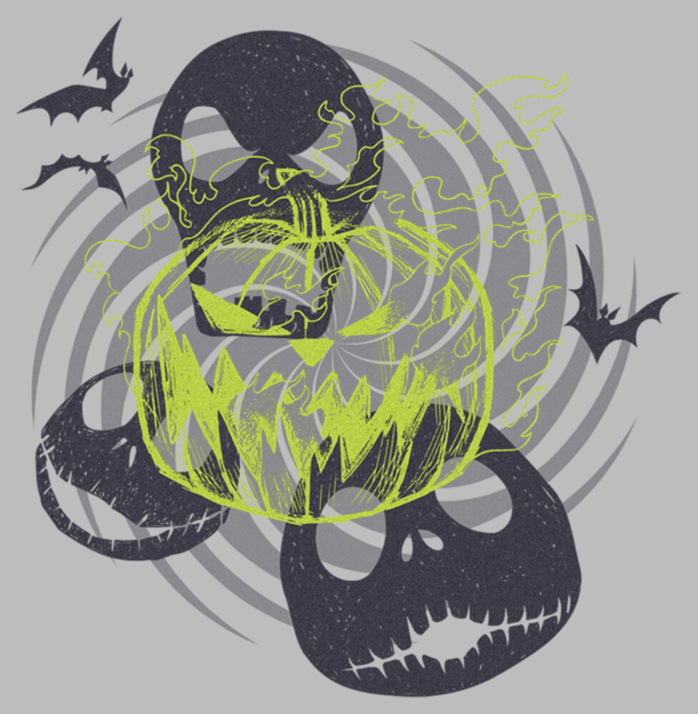 Men&#039;s The Nightmare Before Christmas Jack Faces Swirl  Adult T-Shirt