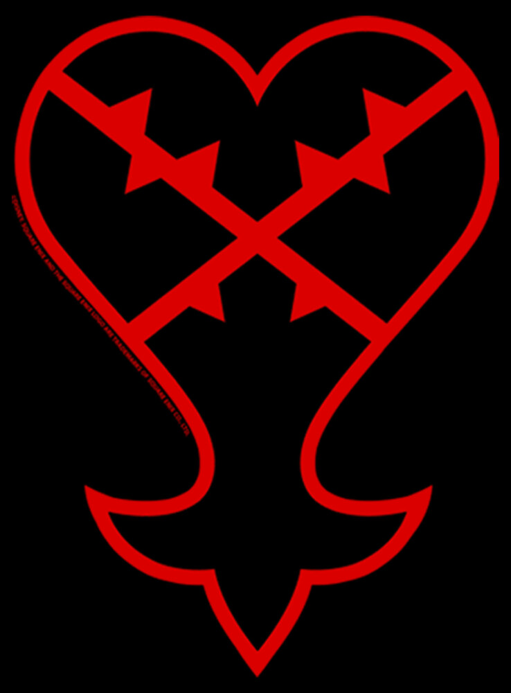 Men's Kingdom Hearts 1 Inverted Evil Symbol  Adult Tank Top