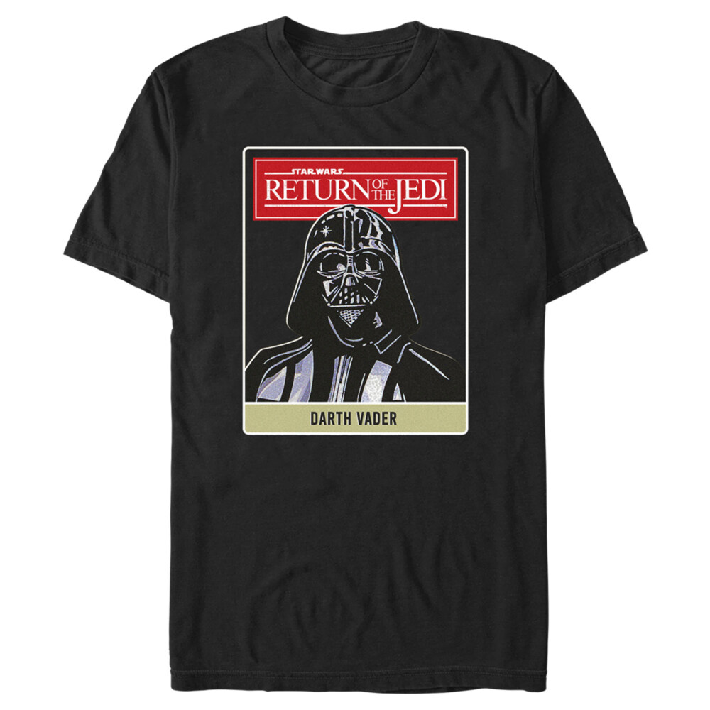 Men's Star Wars: Return of the Jedi Return of the Jedi Darth Vader Card  Adult T-Shirt