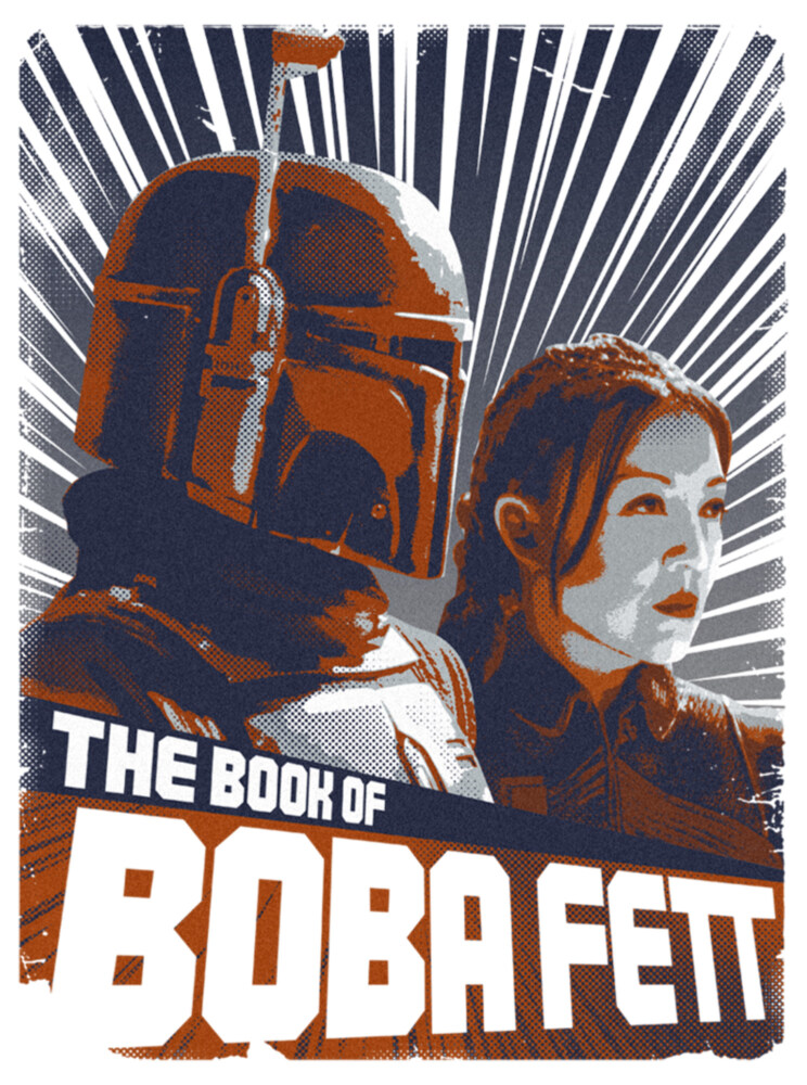 Men's Star Wars: The Book of Boba Fett Fennec and Boba Poster  Adult Long Sleeve Shirt