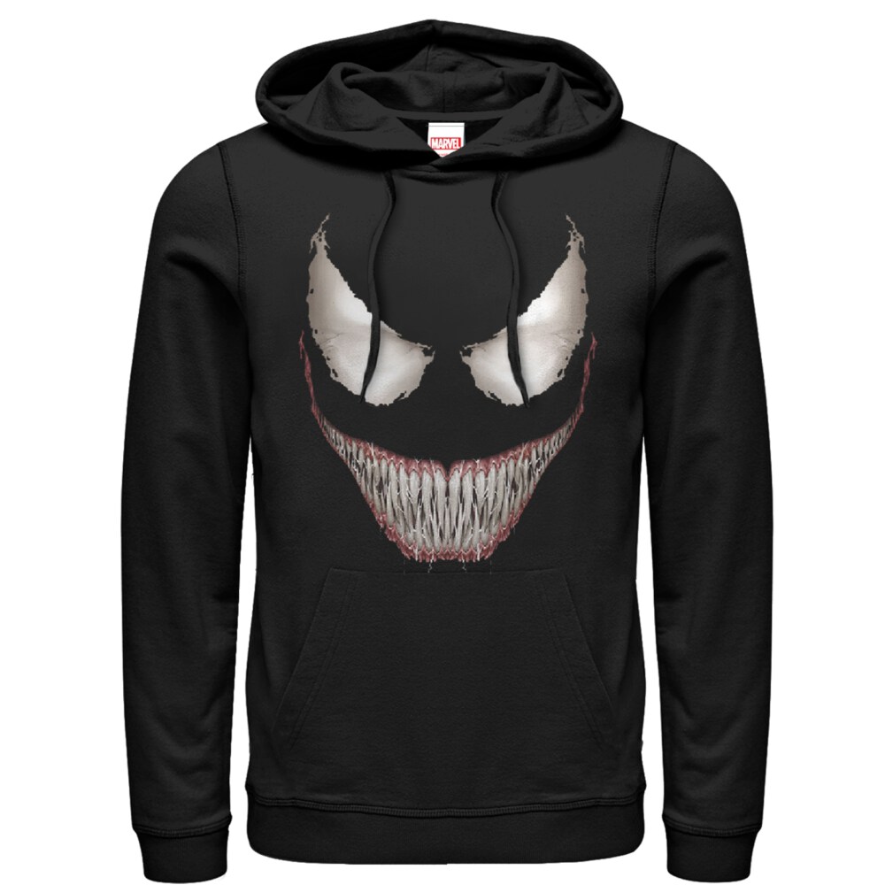Men's Marvel Venom Grin  Adult Pull Over Hoodie