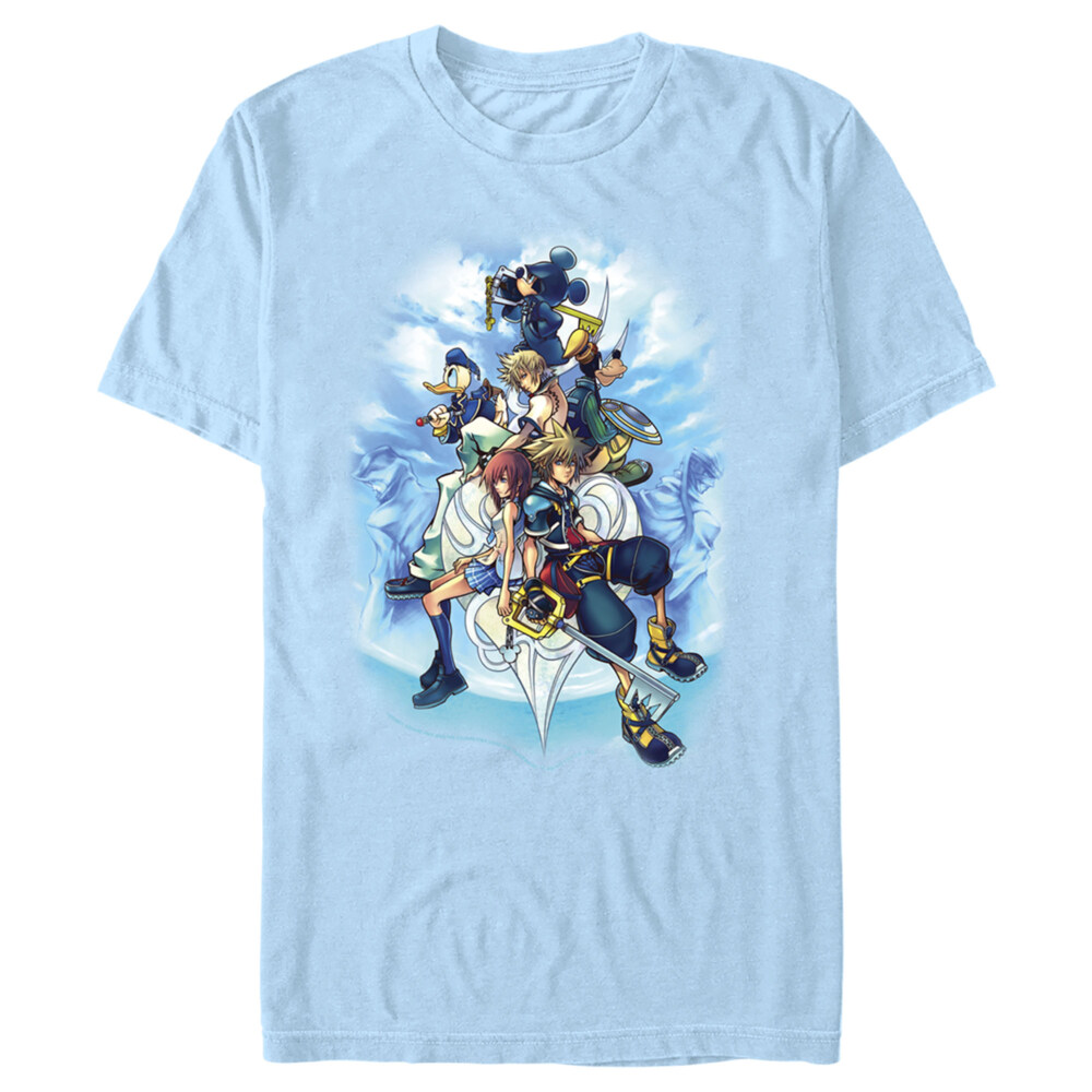 Men's Kingdom Hearts 2 Box Art  Adult T-Shirt