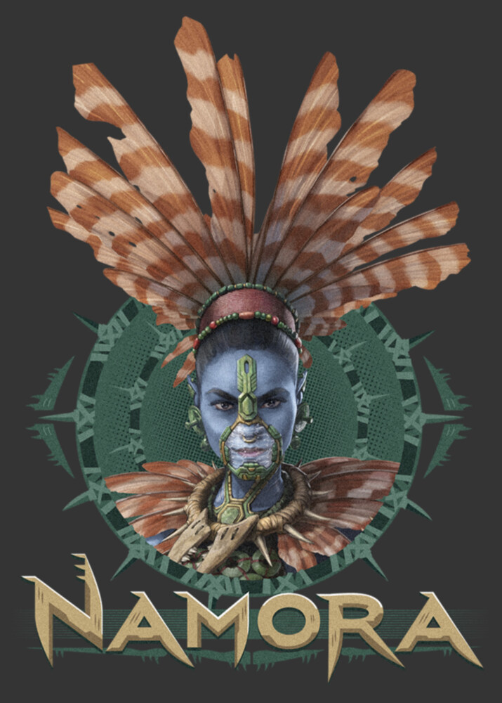 Men's Marvel: Black Panther: Wakanda Forever Namora Portrait  Adult T-Shirt