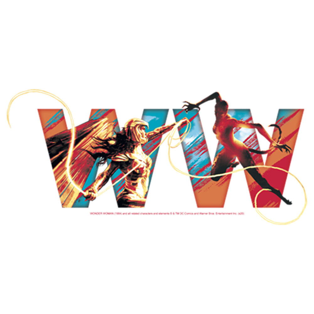 Men's Wonder Woman 1984 Wonderous Battle  Adult T-Shirt