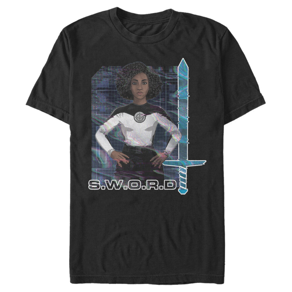 Men's Marvel WandaVision Monica Rambeau S.W.O.R.D Digital  Adult T-Shirt