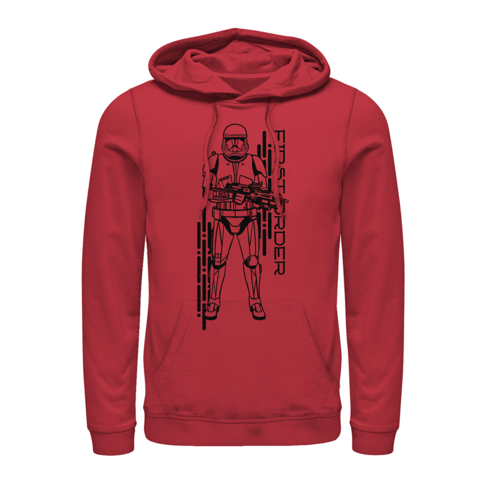 Men's Star Wars: The Rise of Skywalker First Order Sith Trooper  Adult Pull Over Hoodie