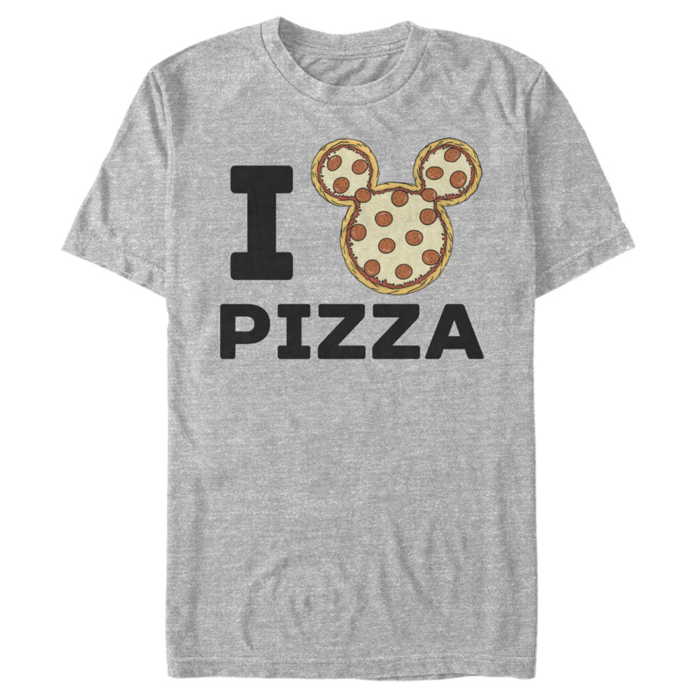 Men's Mickey & Friends Mickey MousePizza  Adult T-Shirt