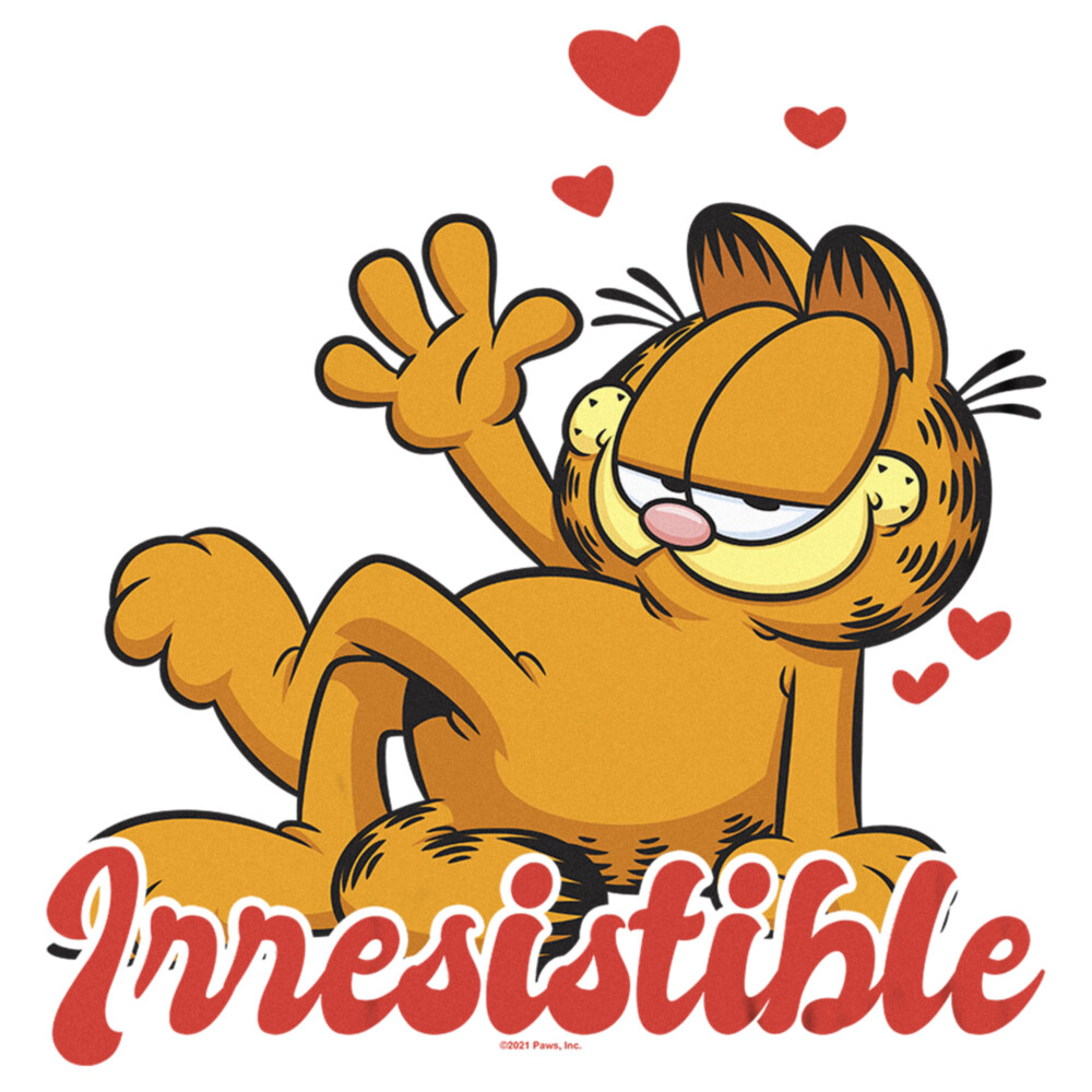 Men's Garfield Irresistible  Adult T-Shirt