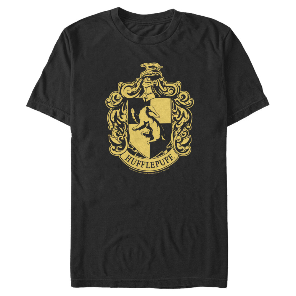 Men's Harry Potter Hufflepuff House Crest  Adult T-Shirt