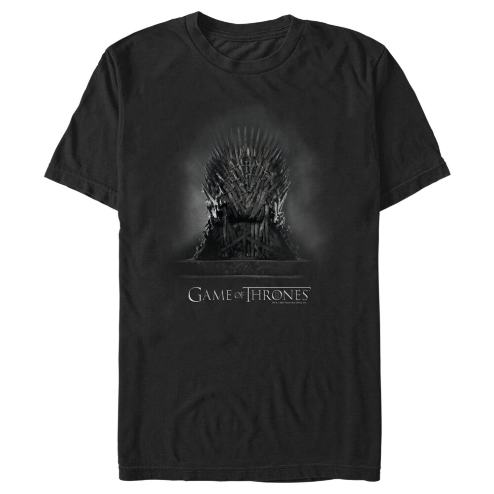 Men's Game of Thrones Smokey Iron Throne  Adult T-Shirt