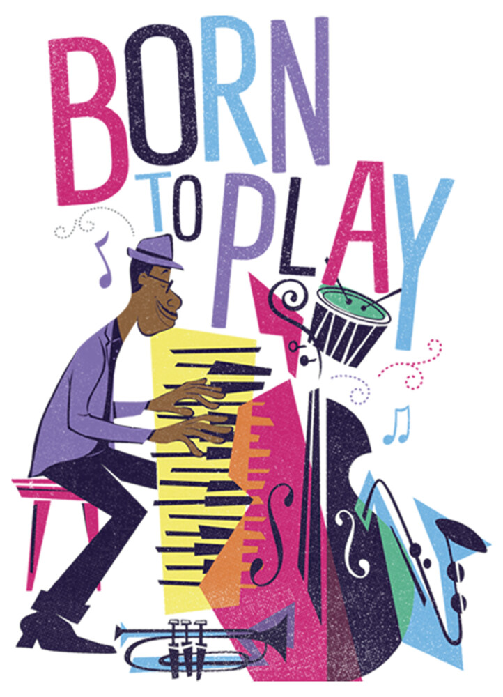 Men's Soul Born to Play  Adult T-Shirt