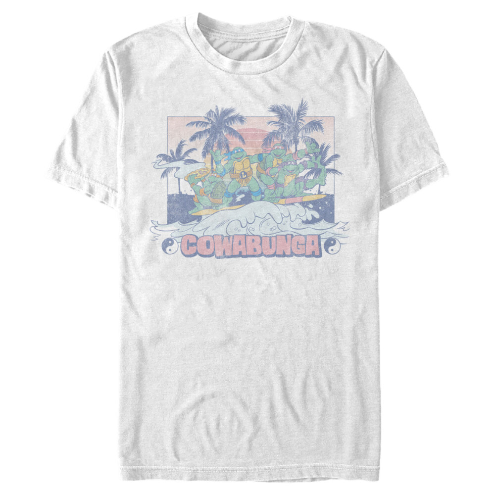 Men's Teenage Mutant Ninja Turtles Cowabunga Wave  Adult T-Shirt