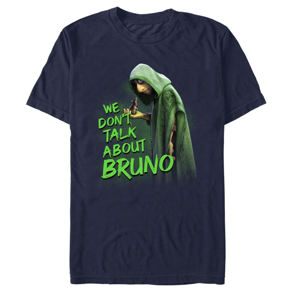 Men's Encanto We Don't Talk About Bruno Green Text  Adult T-Shirt
