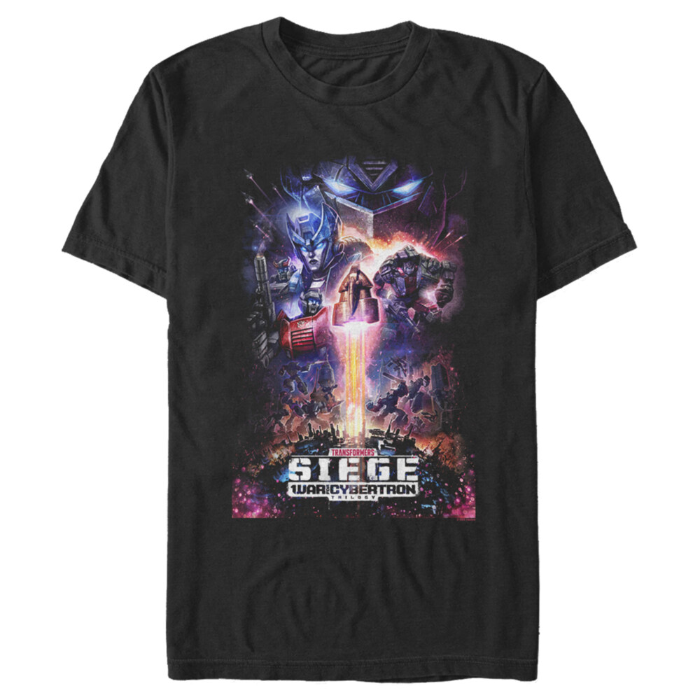 Men's Transformers Siege Poster  Adult T-Shirt