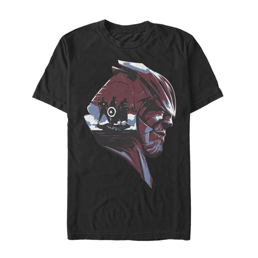 Men's Marvel Avengers: Endgame Thanos Silhouette  Adult T-Shirt