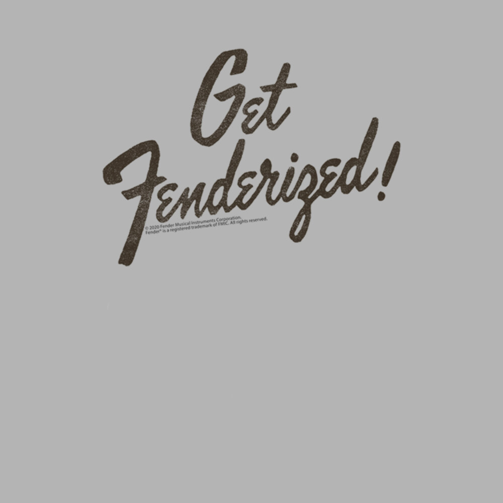 Men's Fender Get Fenderized!  Adult Pull Over Hoodie