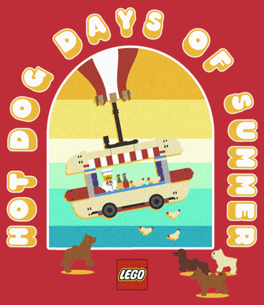 Men's LEGO Hot Dog Days of Summer  Adult T-Shirt