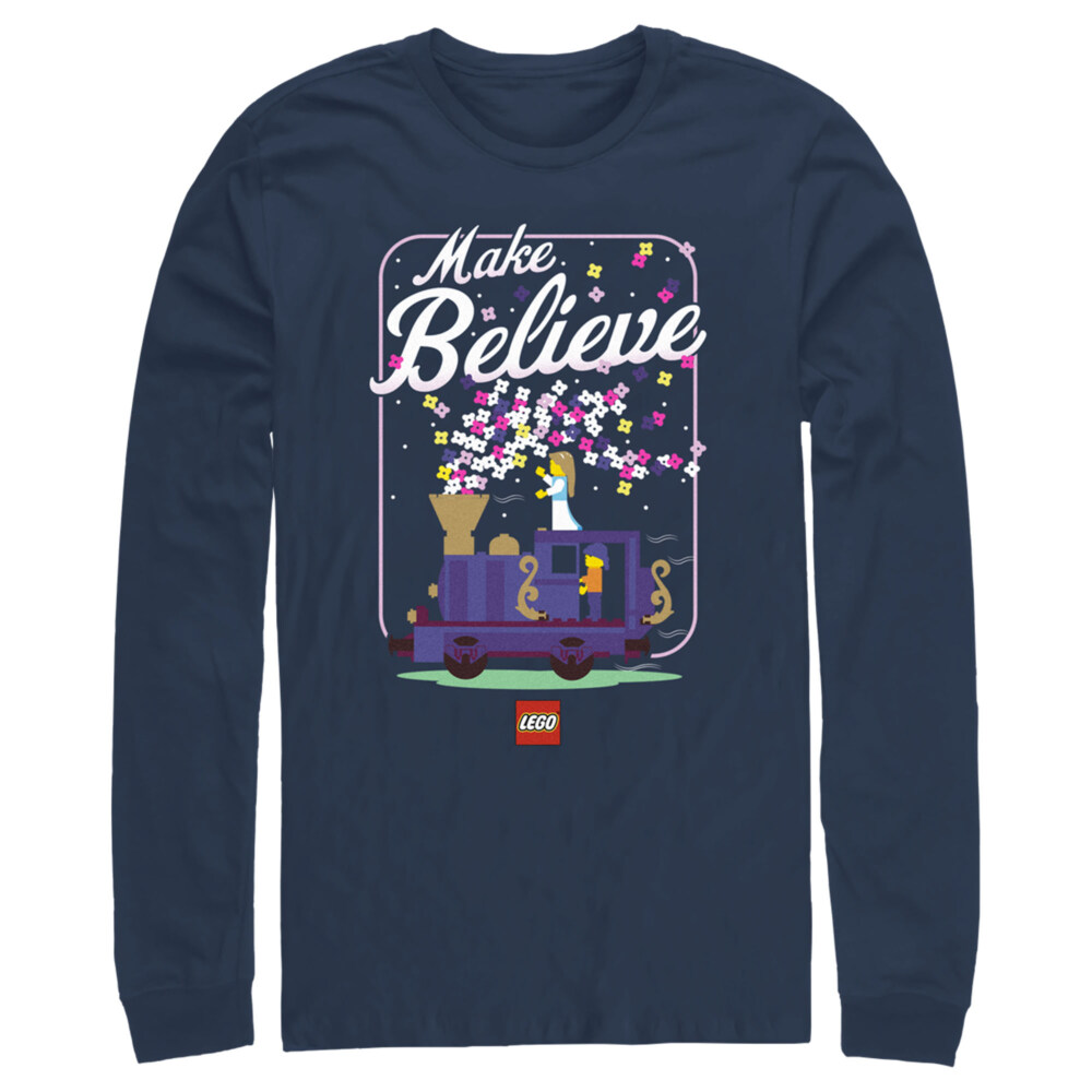 Men's LEGO Make Believe Train  Adult Long Sleeve Shirt