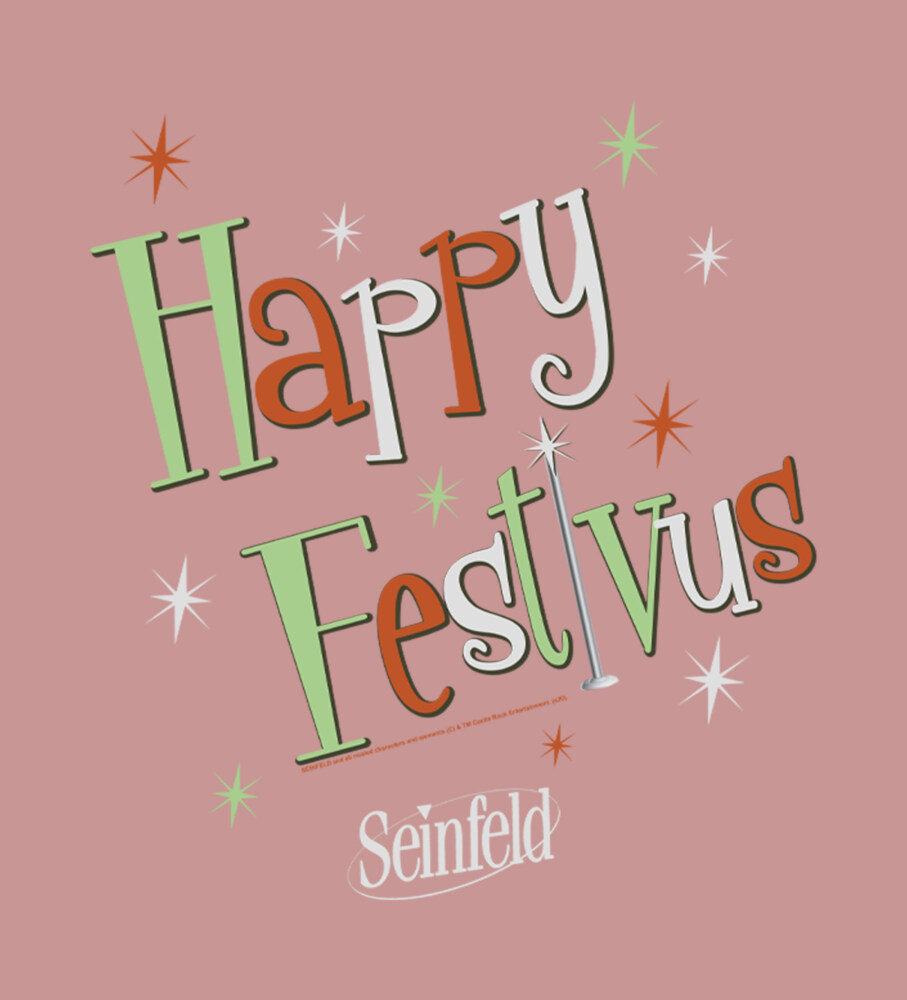 Men's Seinfeld Happy Festivus  Adult T-Shirt