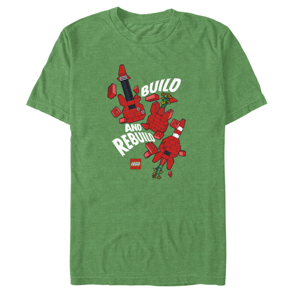 Men's LEGO Build and Rebuild  Adult T-Shirt