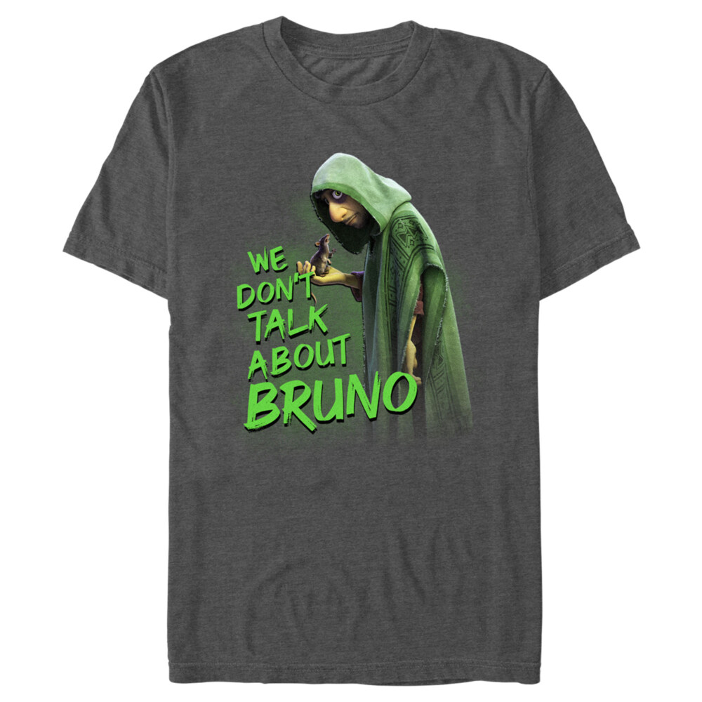 Men's Encanto We Don't Talk About Bruno Green Text  Adult T-Shirt
