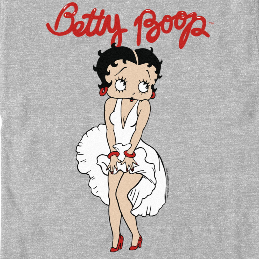 Men's Betty Boop Classic White Dress Betty  Adult T-Shirt