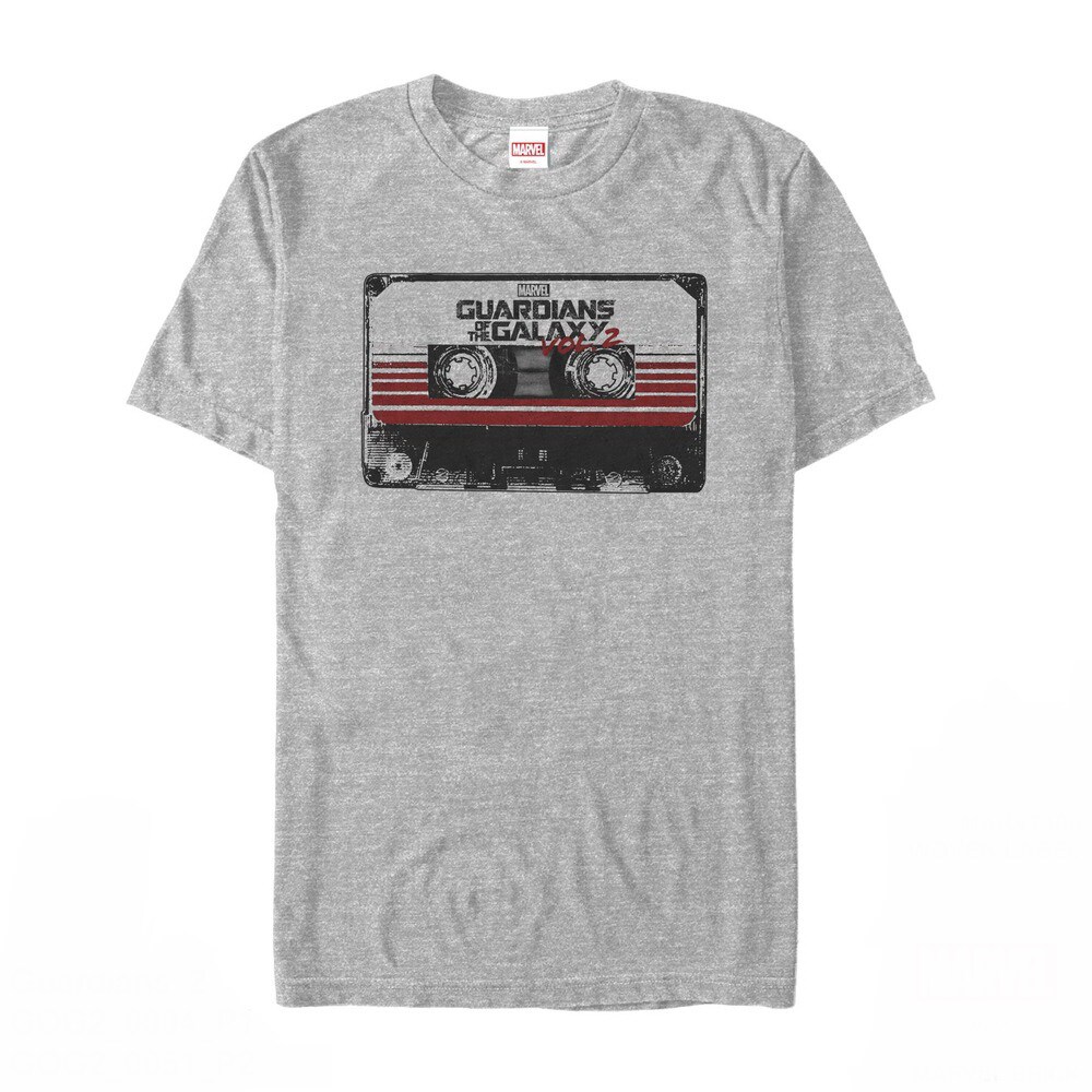 Men's Marvel Guardians of the Galaxy Vol. 2 Cassette  Adult T-Shirt