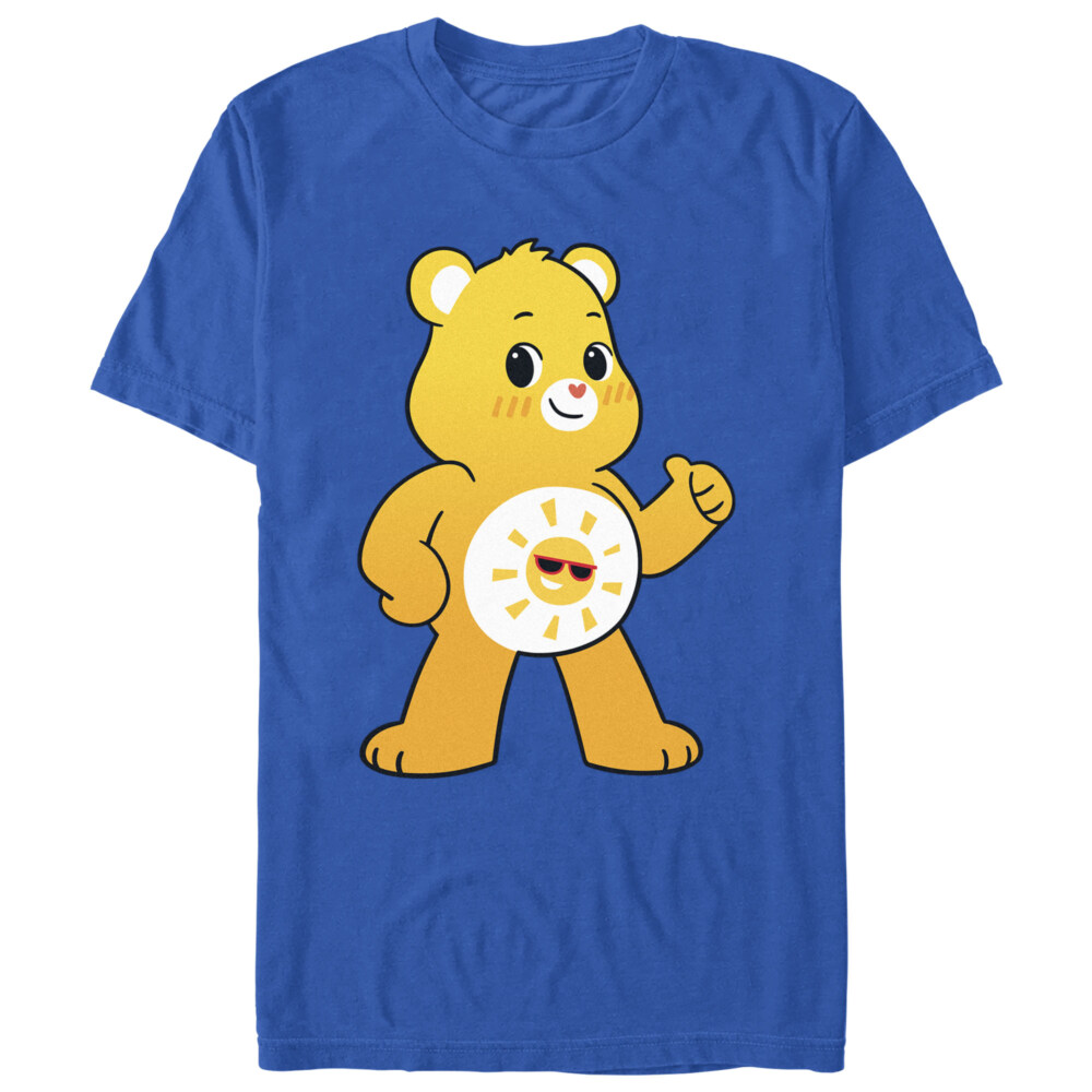 Men's Care Bears Cool Funshine  Adult T-Shirt