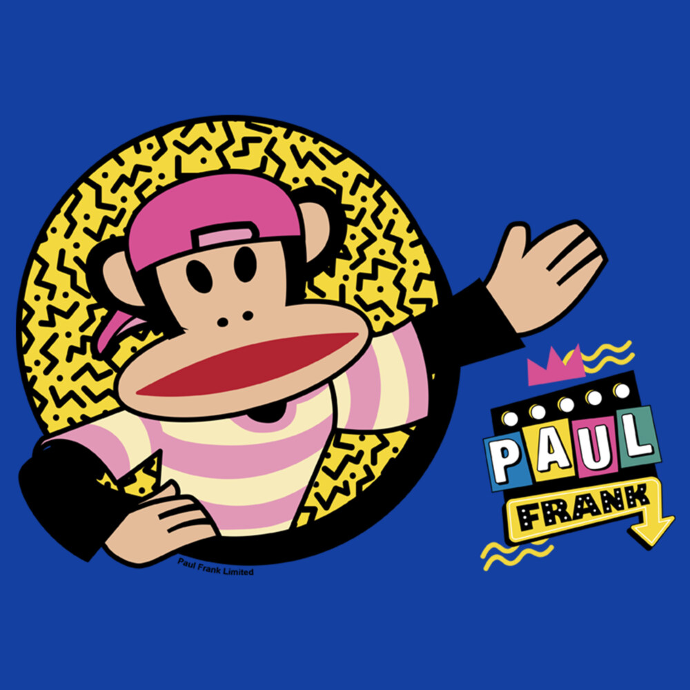 Men's Paul Frank Julius Backwards Cap  Adult T-Shirt