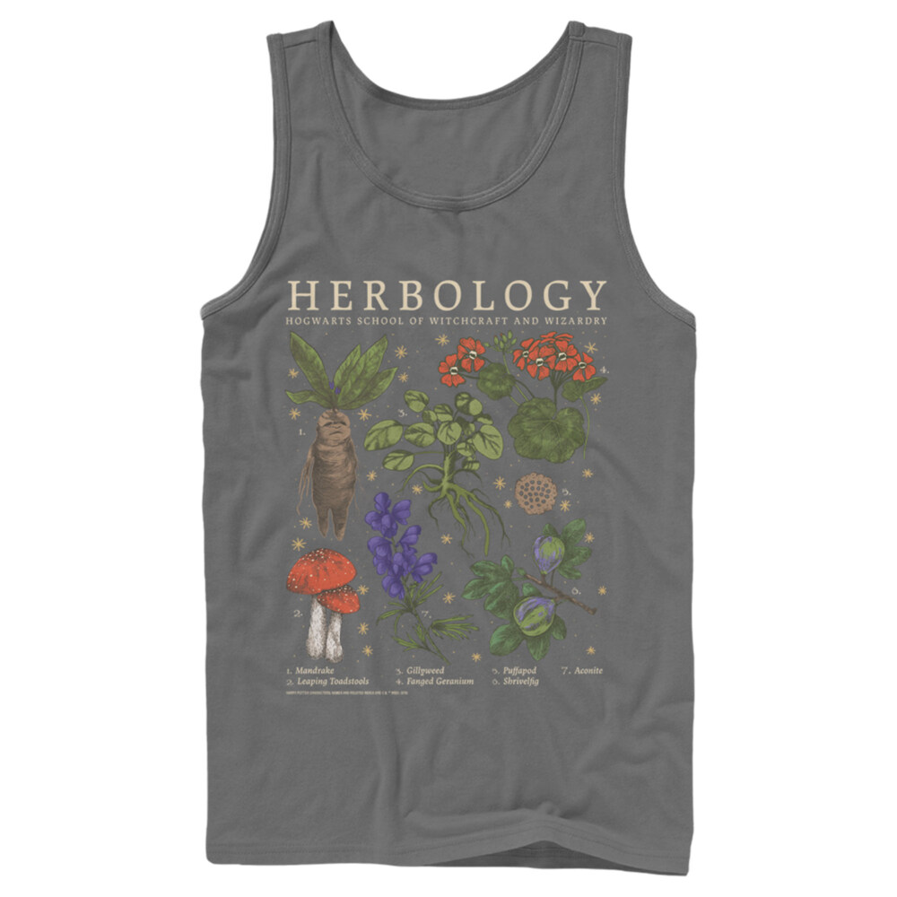 Men's Harry Potter Hogwarts Herbology  Adult Tank Top