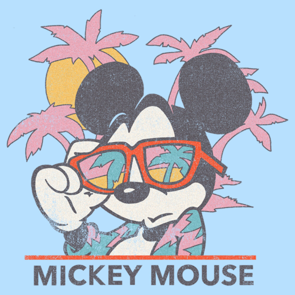 Men's Mickey & Friends Beach Ready Mickey Mouse  Adult T-Shirt