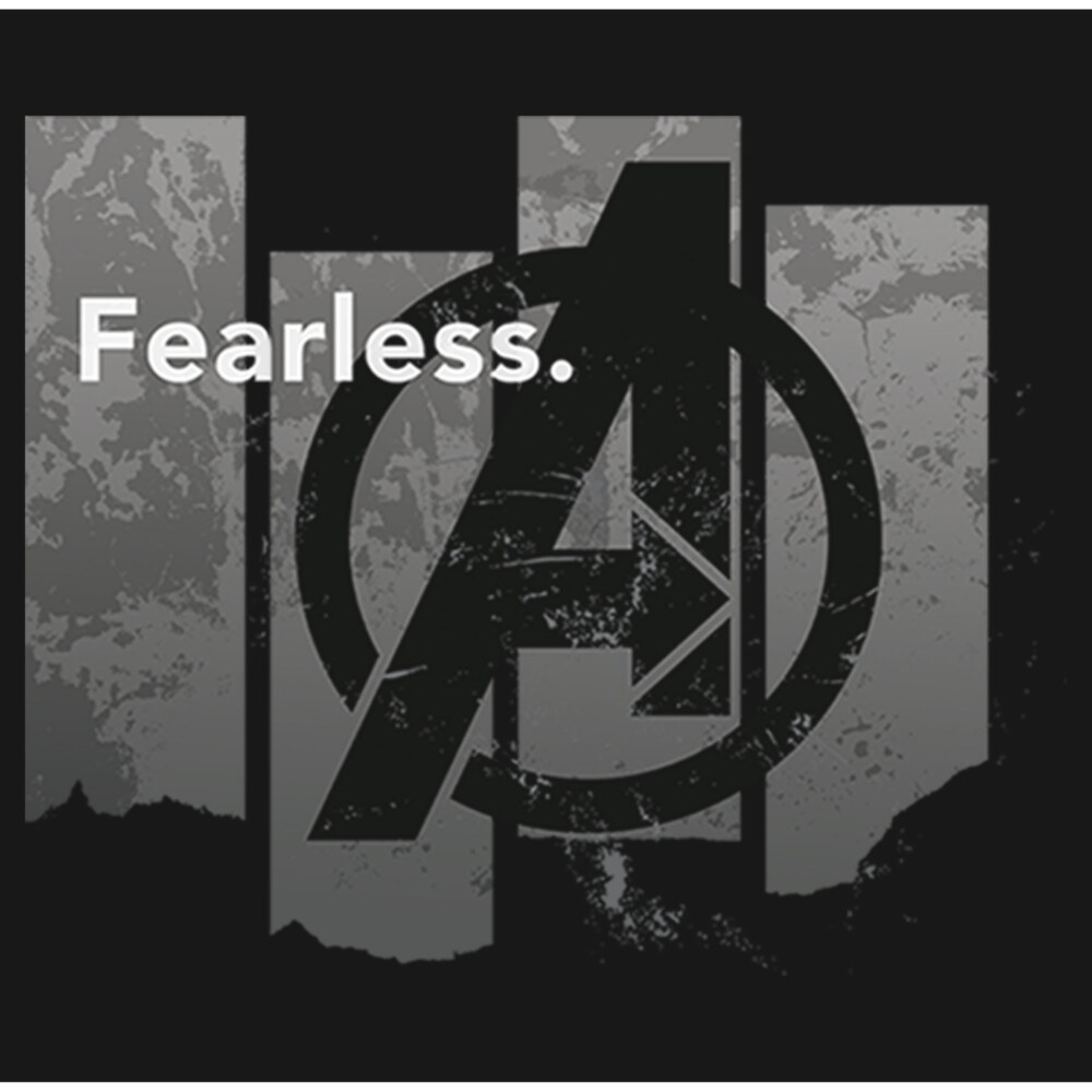 Men's Marvel Avengers: Endgame Fearless Column  Adult Long Sleeve Shirt