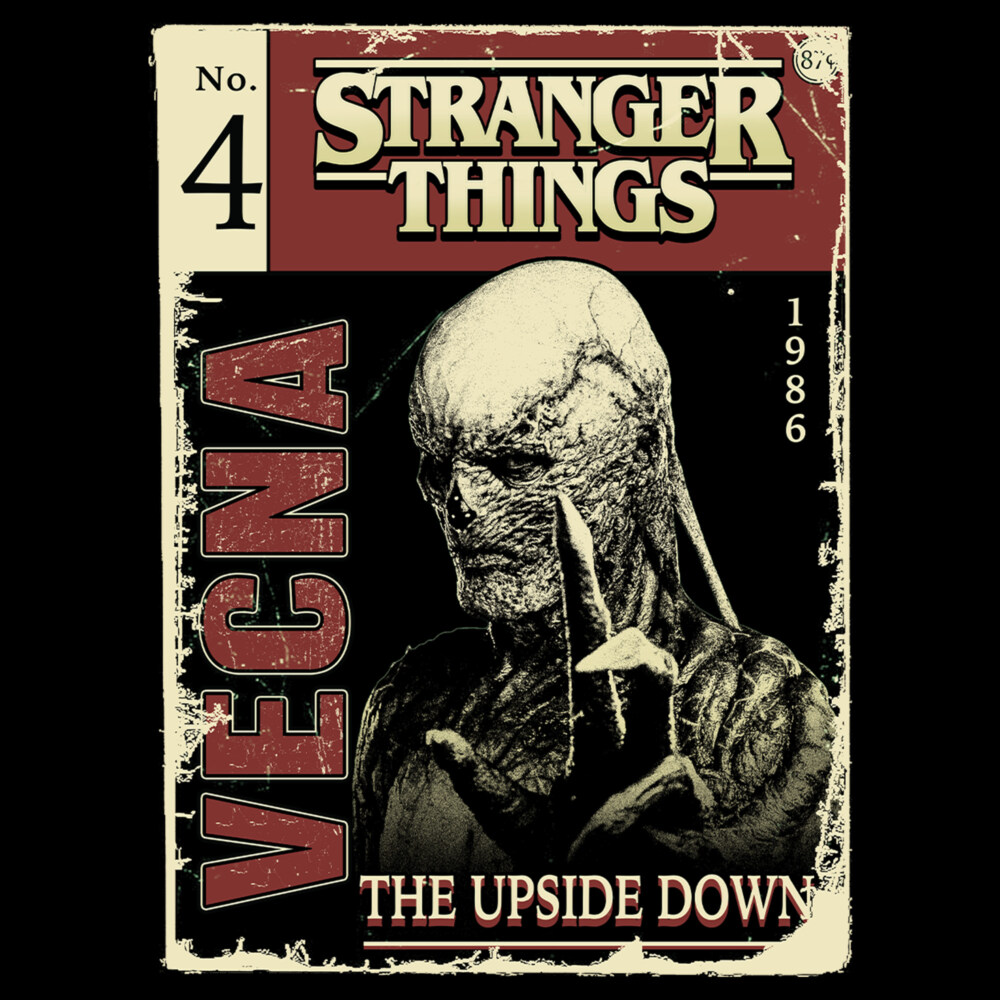 Men's Stranger Things Vecna Comic Book Cover  Adult T-Shirt