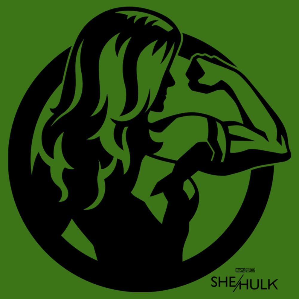 Men's She-Hulk: Attorney at Law Flex Icon Outline  Adult T-Shirt