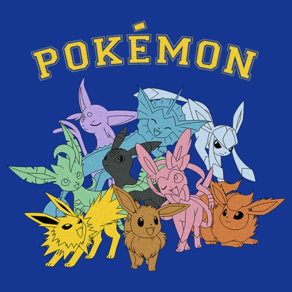 Men's Pokemon Eeveelutions  Adult Sweatshirt