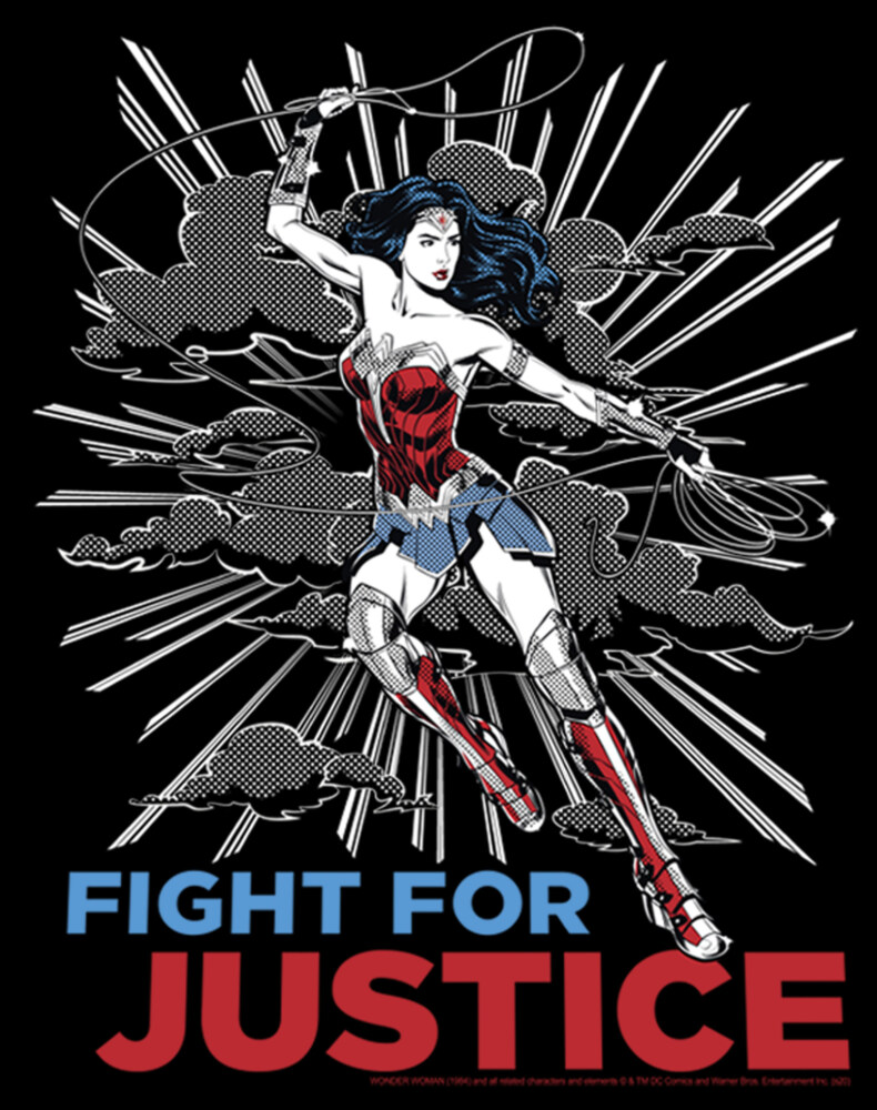 Men's Wonder Woman 1984 Justice Fighter  Adult T-Shirt