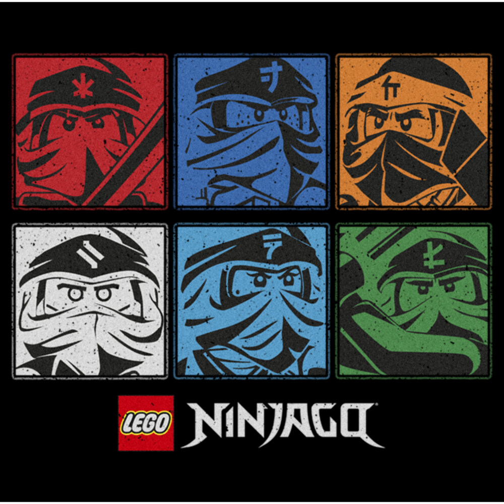 Men's LEGO: Ninjago Character Portraits  Adult T-Shirt
