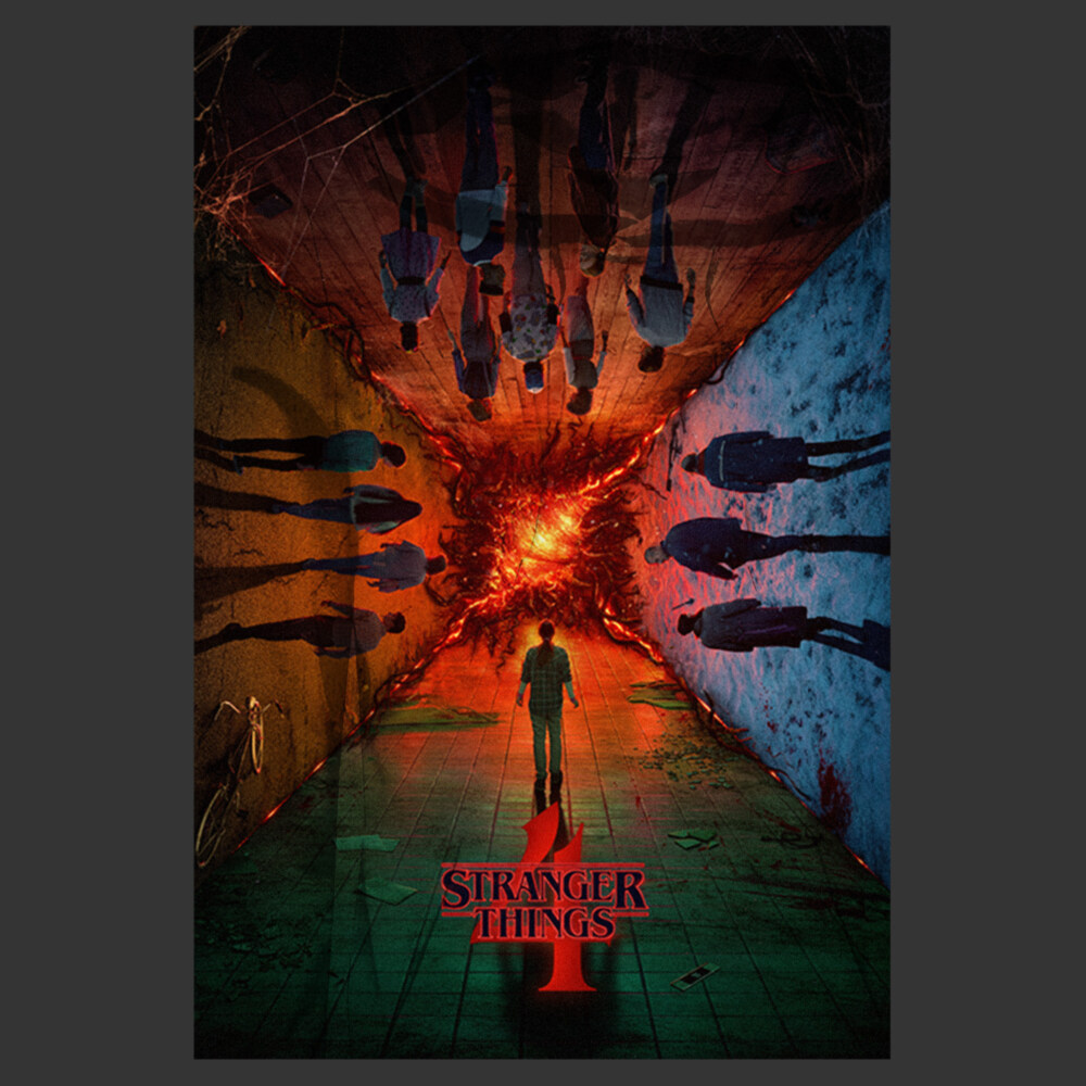 Men's Stranger Things The Rift Has Many Dimensions Poster  Adult Pull Over Hoodie