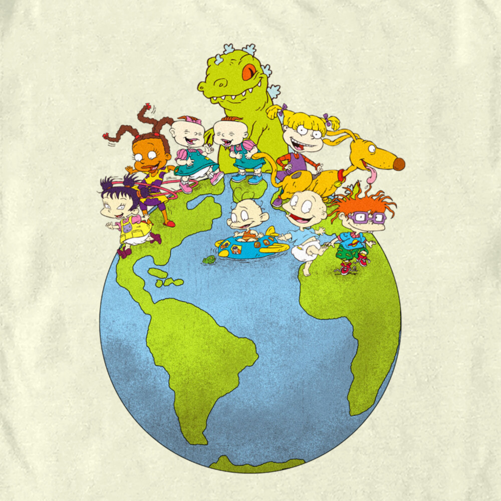 Men's Rugrats Earth Babies  Adult T-Shirt