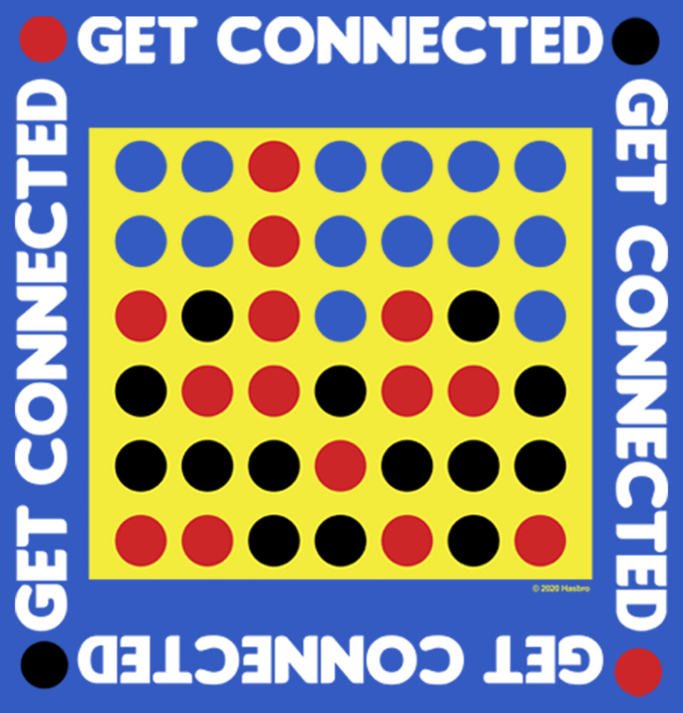 Men's Connect Four Get Connected  Adult T-Shirt