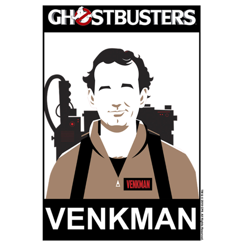 Men's Ghostbusters Venkman 2D Cell Shade  Adult T-Shirt