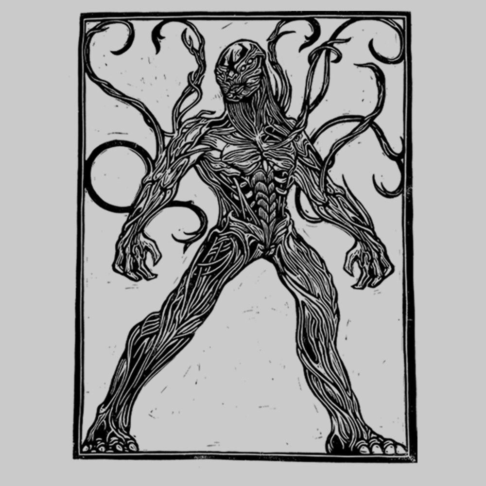 Men's Marvel Eternals Kro Woodcut  Adult Sweatshirt