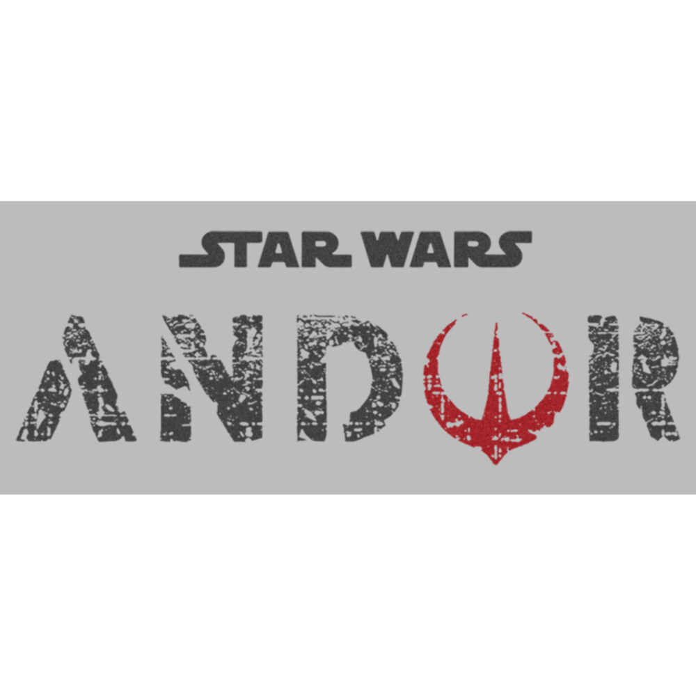 Men's Star Wars: Andor Black Logo  Adult T-Shirt